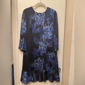 Banana Republic floral blue dress